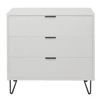 KOMMODE Erna 81x45x82 Kreidegrau matt Lack - Hellgrau, Holzwerkstoff (81/82/45cm) - 58aufmkessel