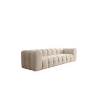 SOFA 4-sitzer Solvie In Tiffani - Beige, Holzwerkstoff/Textil (250/75/106cm) - Fun Möbel