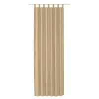 SCHLAUFENVORHANG IM UNI DESIGN DOVE Blickdicht - Creme, Textil (140/0.5/255cm) - Tom Tailor