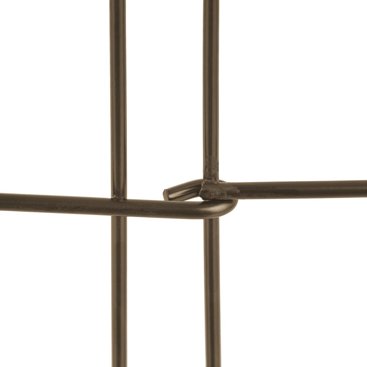 4XBEETEINFASSUNG - Braun, Metall (38.5/28/1.5cm) - Relaxdays