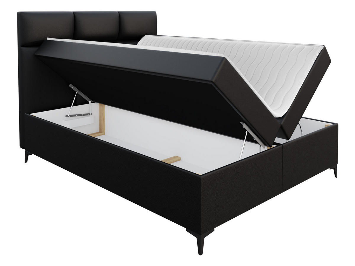 BOXBETT Figaro - Grau, Holz (140/200cm) - MIRJAN24