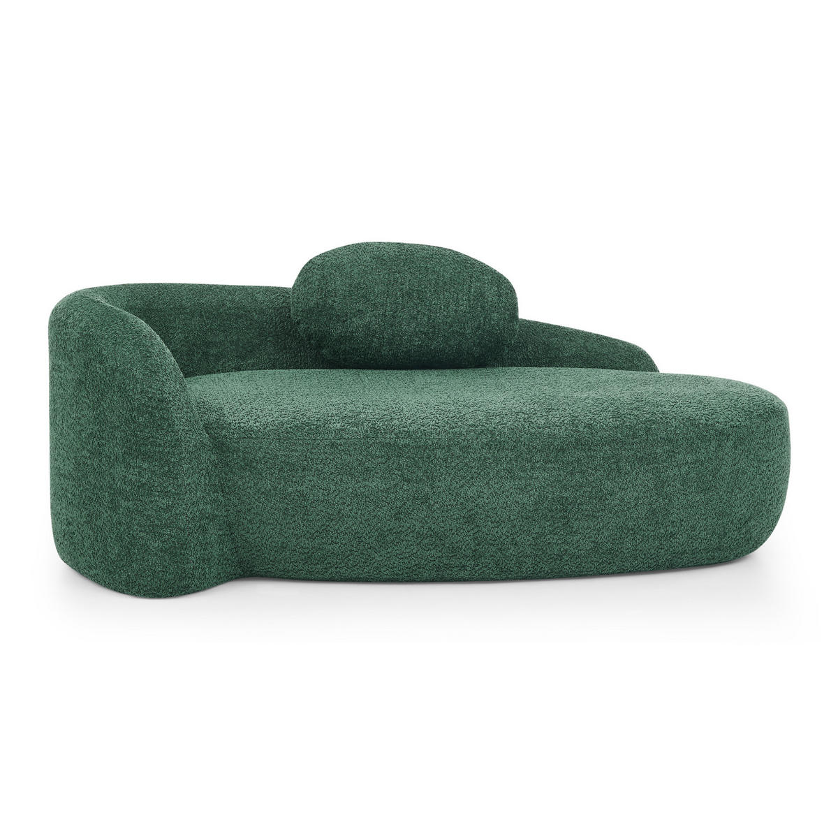SOFA mit Teddybezug Grün - Grün, Kunststoff (38/24.5/67cm) - Meubliv