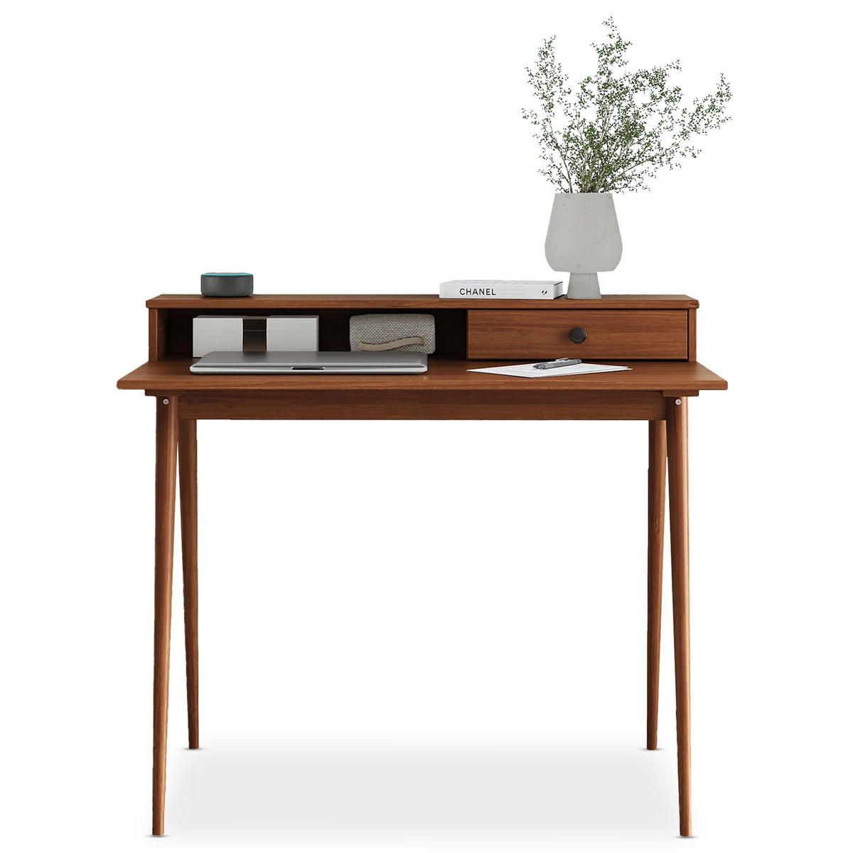 SCHREIBTISCH MALINA Kastanie - Kastanienfarben, Holz (54/100/86cm) - IDIMEX