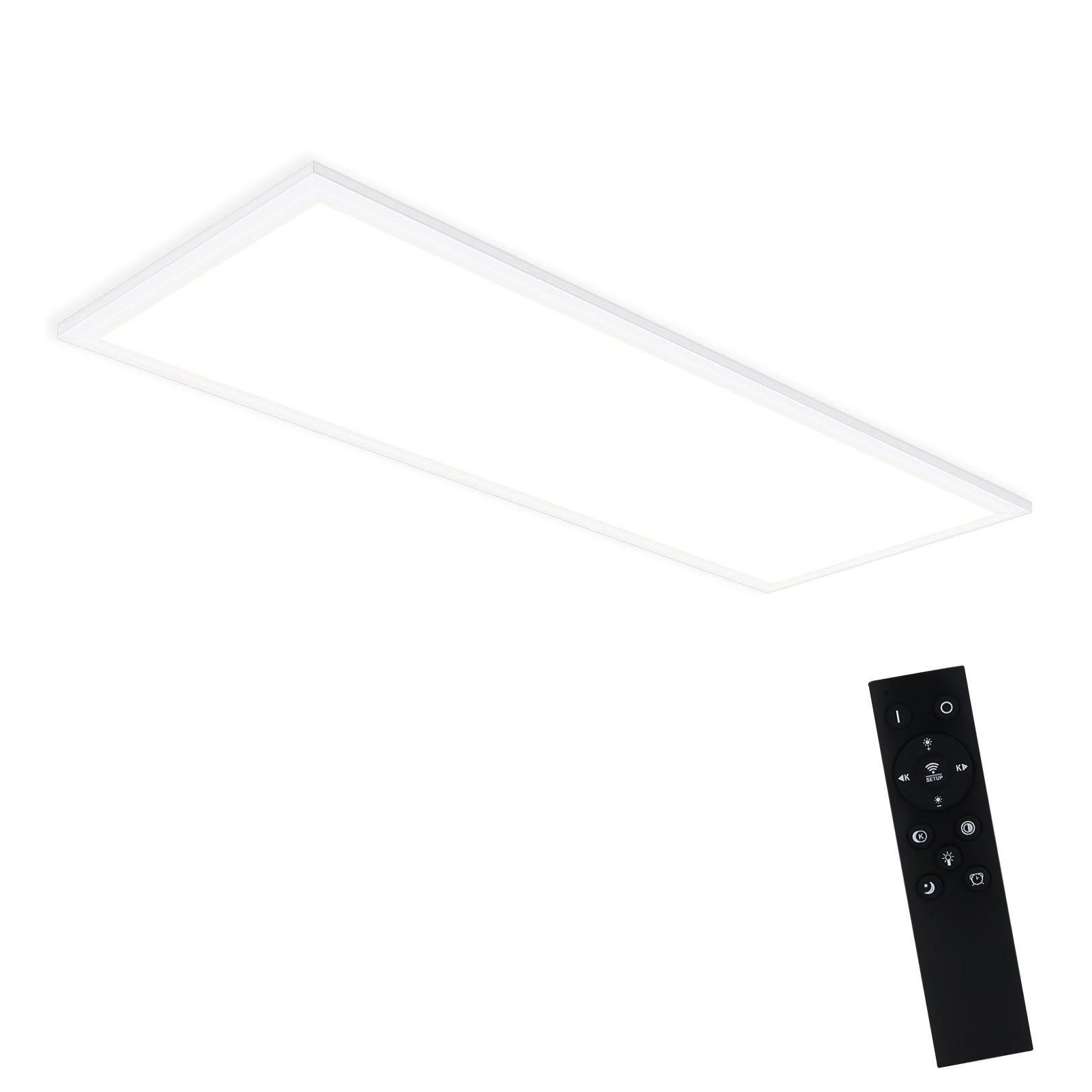 LED DECKENLEUCHTE Flores 80/30/1 - Weiß, Metall (80/30/1cm) - Nettlife
