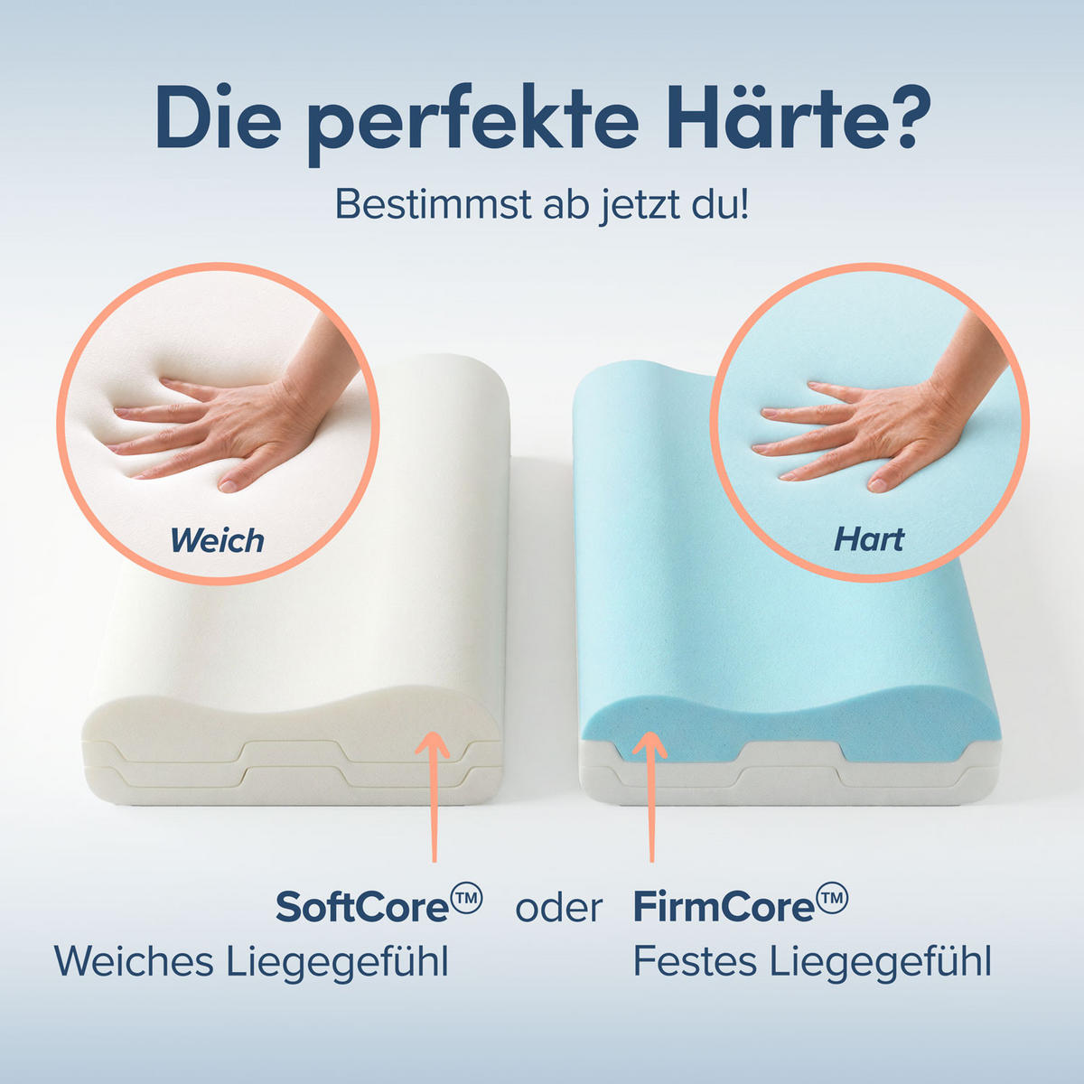 ORTHOPÄDISCHES Nackenkissen 60x36x9/13 cm - Weiß, Textil (36/60cm) - Blumtal