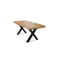 MASSIVHOLZTISCH Danette 3 200x79x100 Esszimmertisch Wildeiche geölt - Wildeiche, Holz (200/79/100cm) - 58aufmkessel
