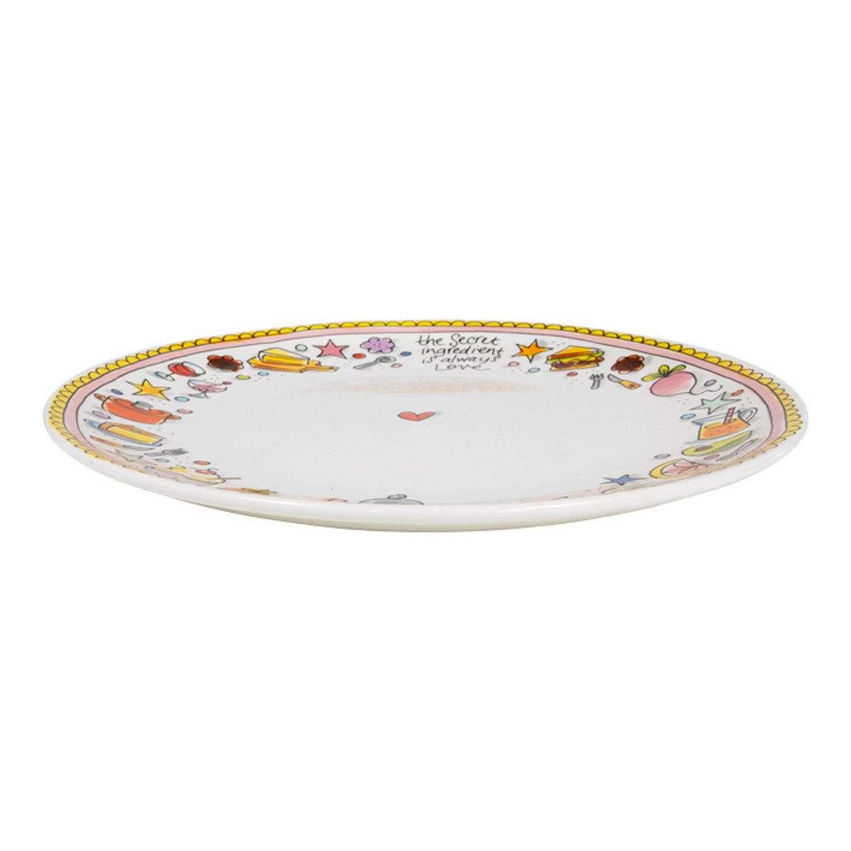 SPEISETELLER Essen in Bunt - 26cm - Multicolor, Keramik (26.2/26.3/3cm) - Blond Amsterdam