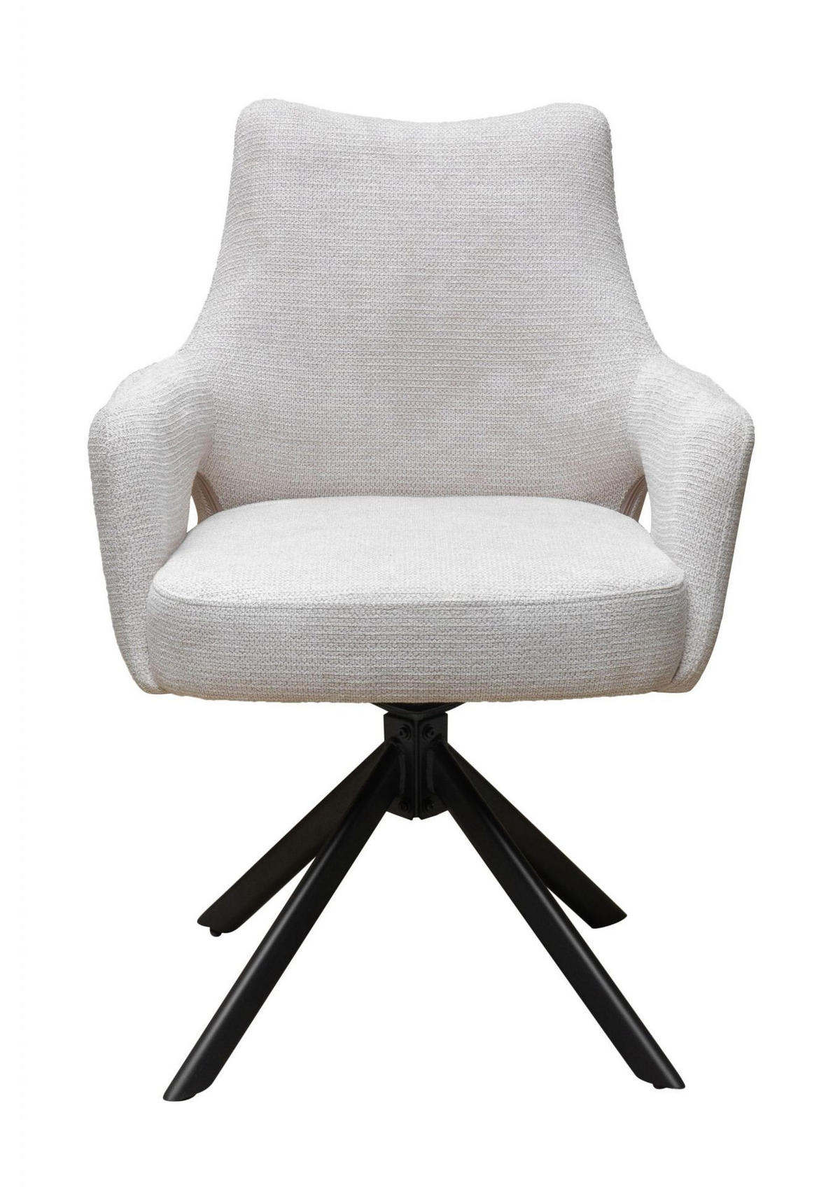 ESSZIMMERSTUHL Merlin, Webstoff, Creme - Creme, Textil (61/87/58cm) - dasmöbelwerk