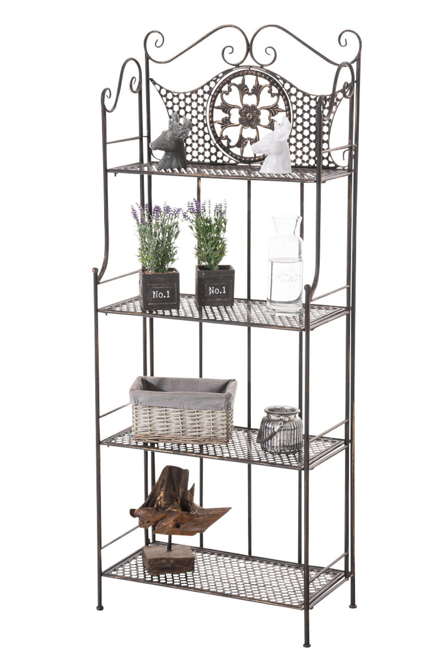 STANDREGAL Anic bronze - Dunkelbraun, Metall (61/153/33cm) - TPFGarden