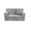 KINDERSOFA aus Kuschel-Cord in Hellgrau - Hellgrau, Textil (83/47/43cm) - Fortisline