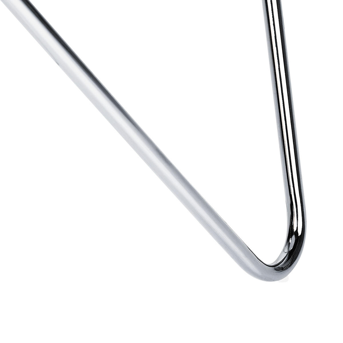 BEISTELLTISCH weiß/silber 50 cm MERIDIAN Meridian - Silberfarben/Weiß, Glas (50/50/55cm) - Beliani