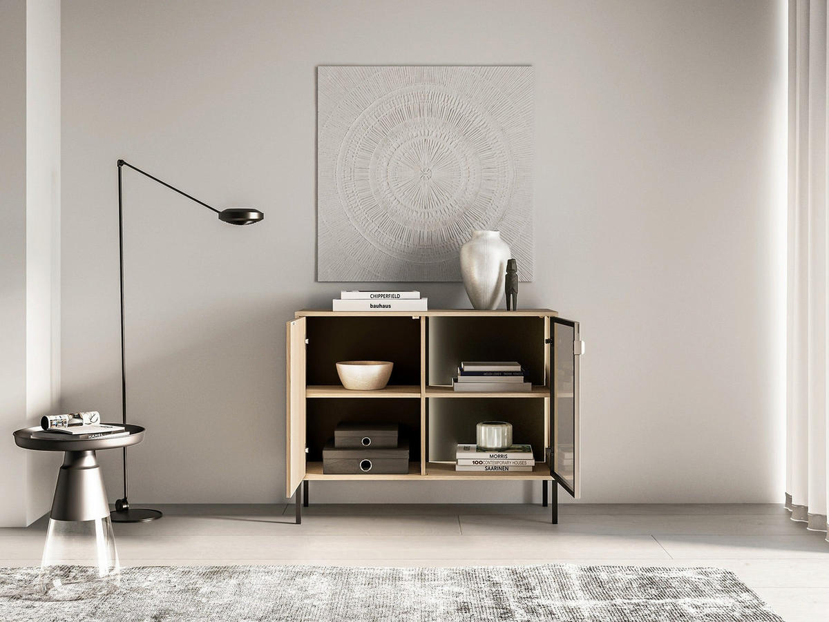 KOMMODE – 107 cm – Barnee – Kaschmir - Kaschmir, Holzwerkstoff (107/86/40cm) - hi-markt