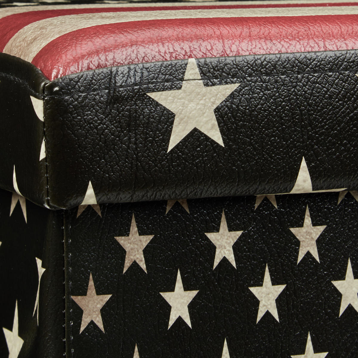 SITZHOCKER - Multicolor, Holzwerkstoff/Kunststoff (38/38/38cm) - Relaxdays