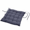 STUHLKISSEN Essentiel 40/40 cm - Dunkelgrau, Textil (40cm) - Douceur d´intérieur