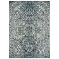 FLACHGEWEBETEPPICH Frencie Blau 80x165 cm - Blau, Textil (80/165cm) - benuta Nest