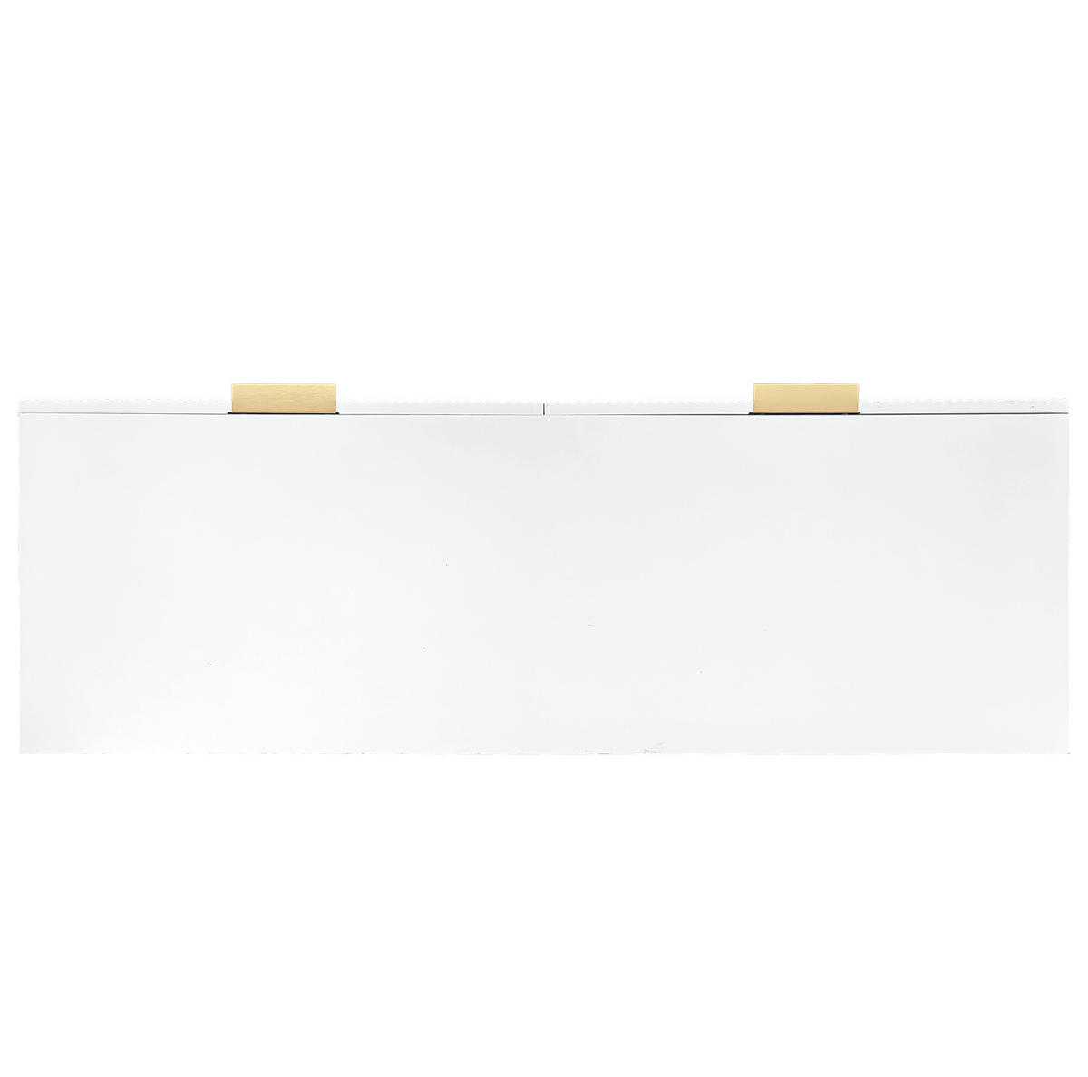 KOMMODE aus Spanplatte 120x77x40cm in Weiß mit 6 Schubladen - Weiß, Holzwerkstoff (120/77/40cm) - Modfu