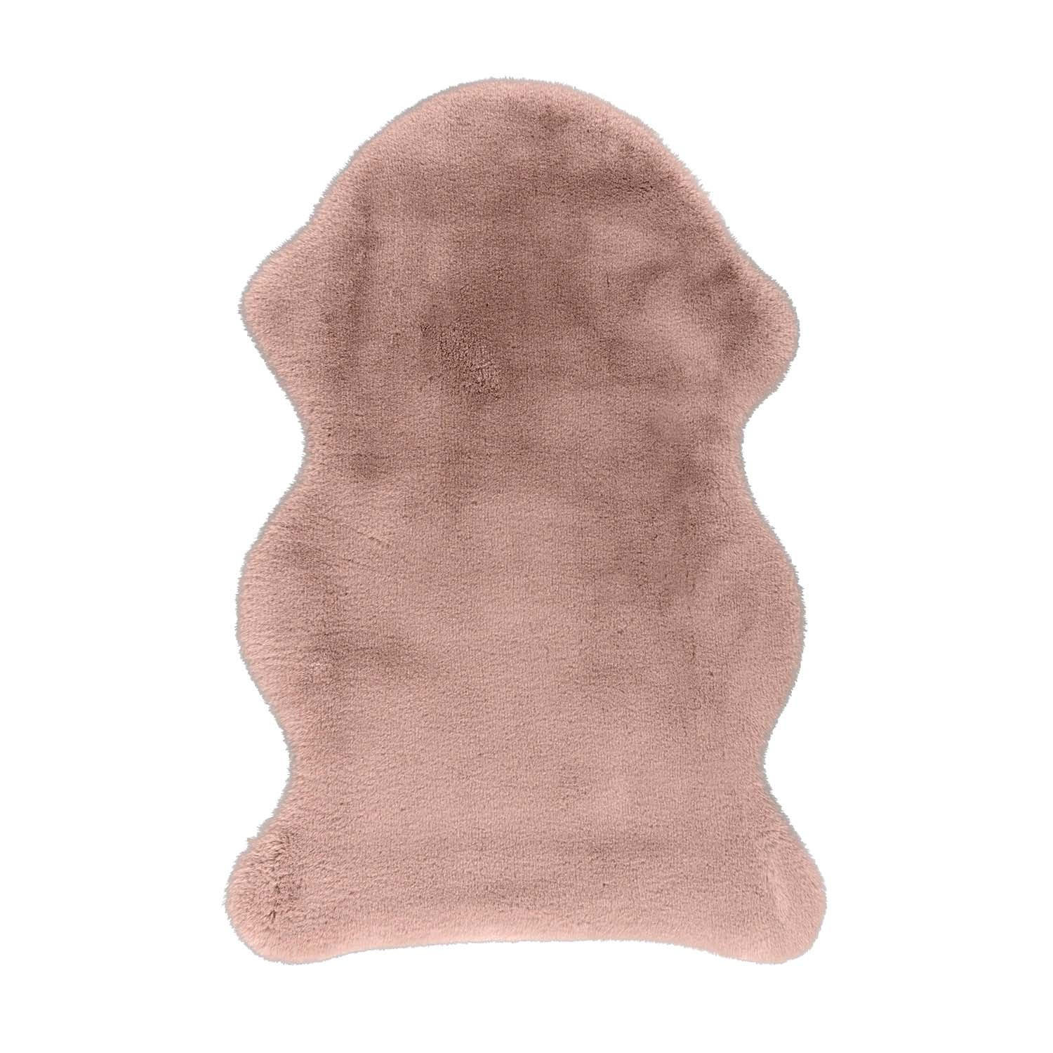 HOCHFLOR-TEPPICH Cosy 500 Puder-Pink 60x90 cm - Rosa, Kunststoff/Textil (60/90cm) - carpet city