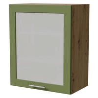 KÜCHENHÄNGESCHRANK Brerra W2S/60 Eiche Artisan / RAL 6025 farngrün Matt 60 / 32,5 / 72cm - Eiche Artisan/Grün, Holz/Holzwerkstoff (60/72/32.5cm) - Feldmann-Wohnen