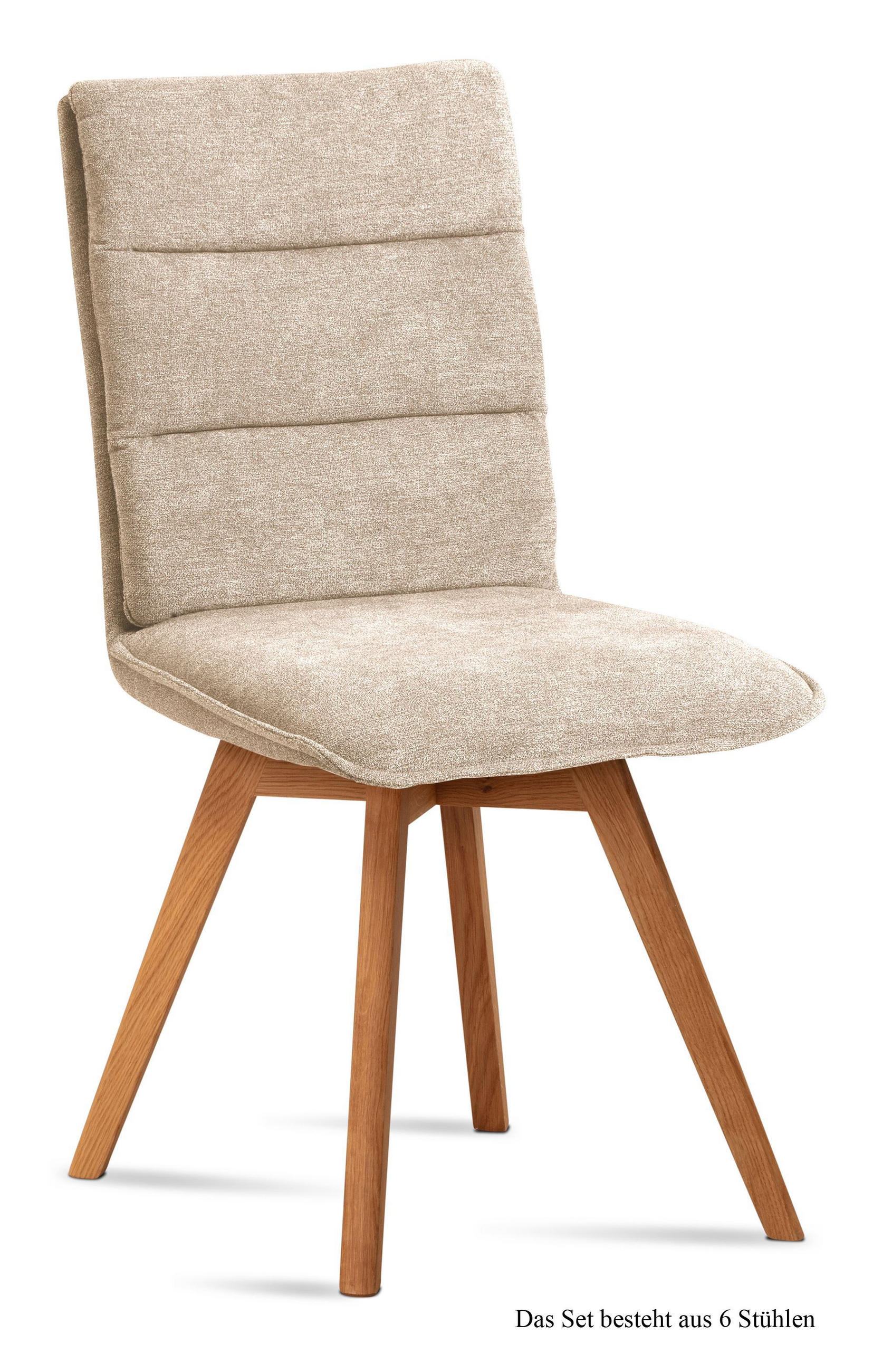 ESSZIMMERSTUHL (6er-Set) Dobra 47x92x60 Eiche geölt/Natur - Eichefarben/Naturfarben, Kunststoff (60/92/47cm) - 58aufmkessel