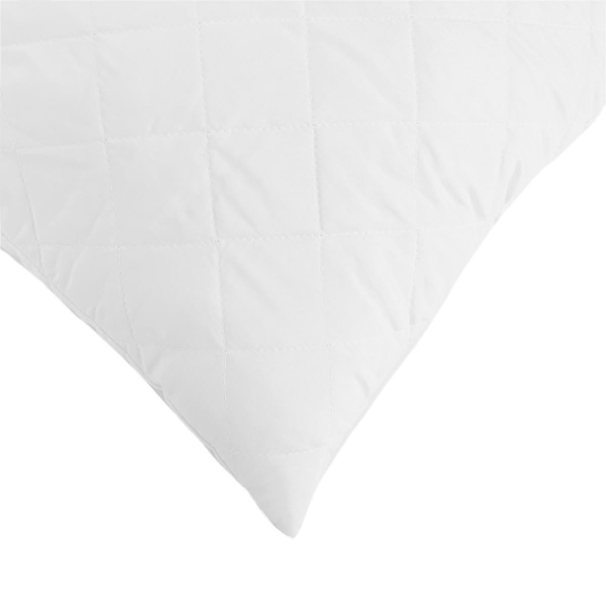 KOPFKISSEN Molle 70/80 cm - Weiß, Textil (70/80cm) - Homla