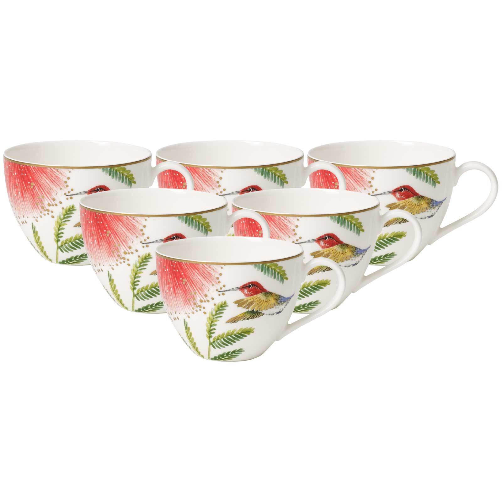 KAFFEETASSEN Amazonia Anmut bunt 200 ml 6er Set - Multicolor, Keramik (0.2L) - Villeroy & Boch