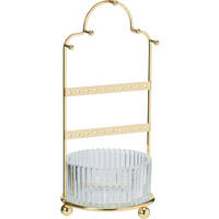 SCHMUCKSTÄNDER 25 cm - Goldfarben, Metall (11/25/11cm) - Home Styling Collection