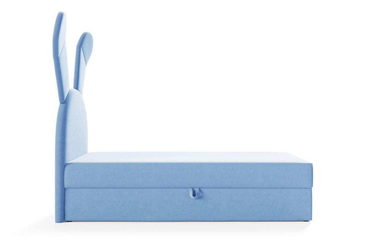 KINDERBETT Polsterbett Matilda - Hellblau, Holzwerkstoff/Textil (100/200cm) - Fun Möbel