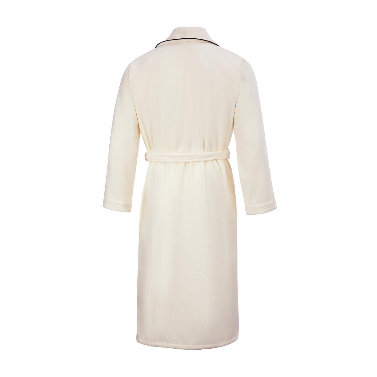 BADEMANTEL DAMEN SCHALKRAGEN MANHATTAN VELOURS IVORY - 017 - Beige, Textil (Snull) - MÖVE