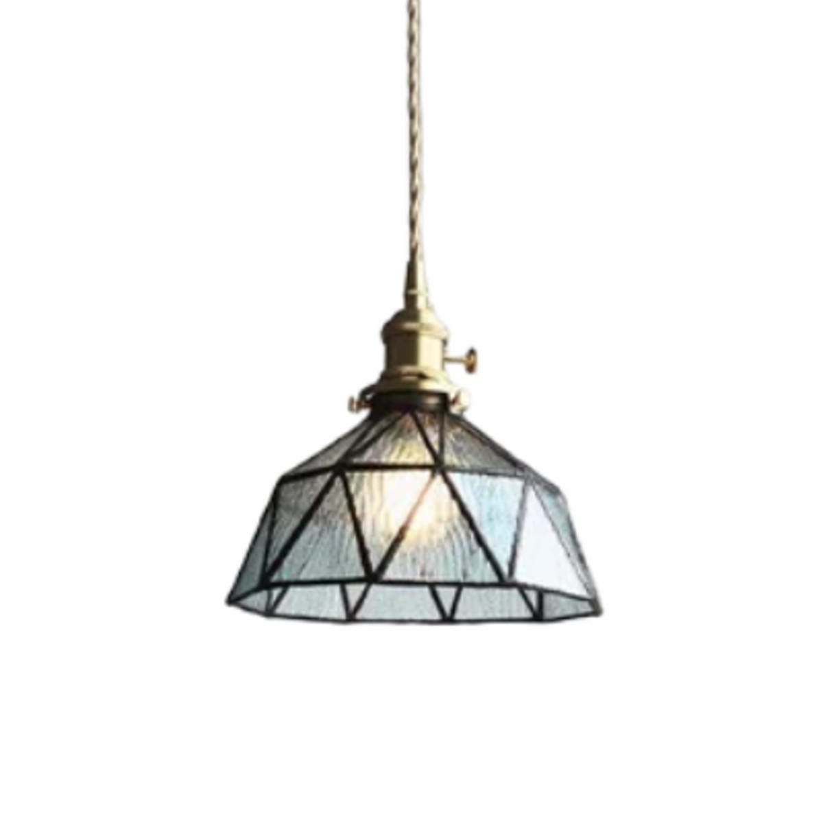 LED-HÄNGELEUCHTE Blau 4W 20/20/20-150 cm - Blau, Metall (20/20/20cm) - Authentics