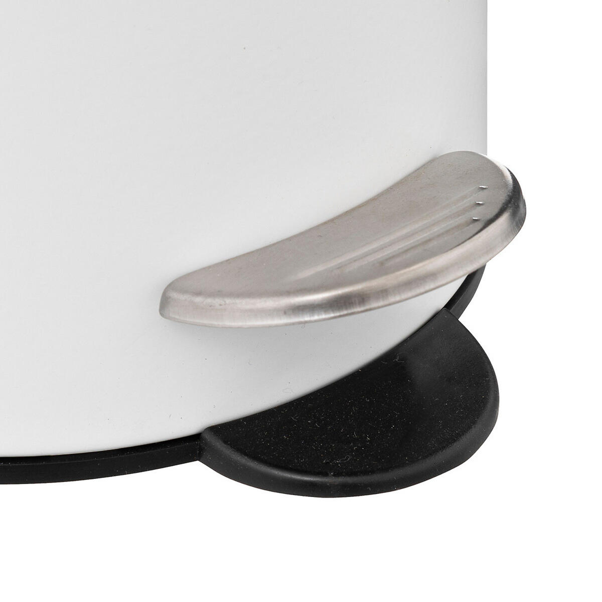 ABFALLEIMER Colorama Soft Close, Metall, Kunststoff, Weiß, 3 L - Weiß, Metall (17/23/22.5cm) - 5five Simply Smart