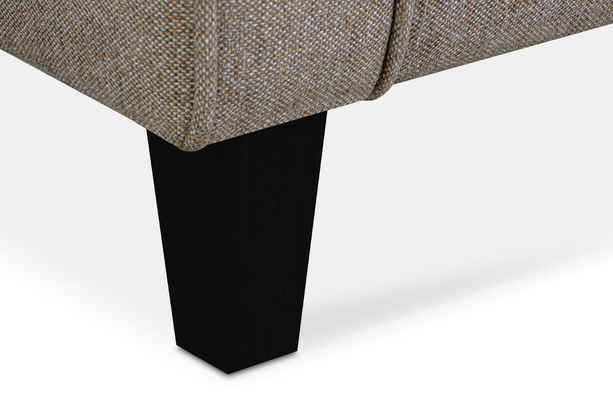 OHRENSESSEL MILES Massivholzbeine schwarz, hellbraun - Hellbraun, Holzwerkstoff/Buchenholz (82/105/97cm) - KONSIMO®
