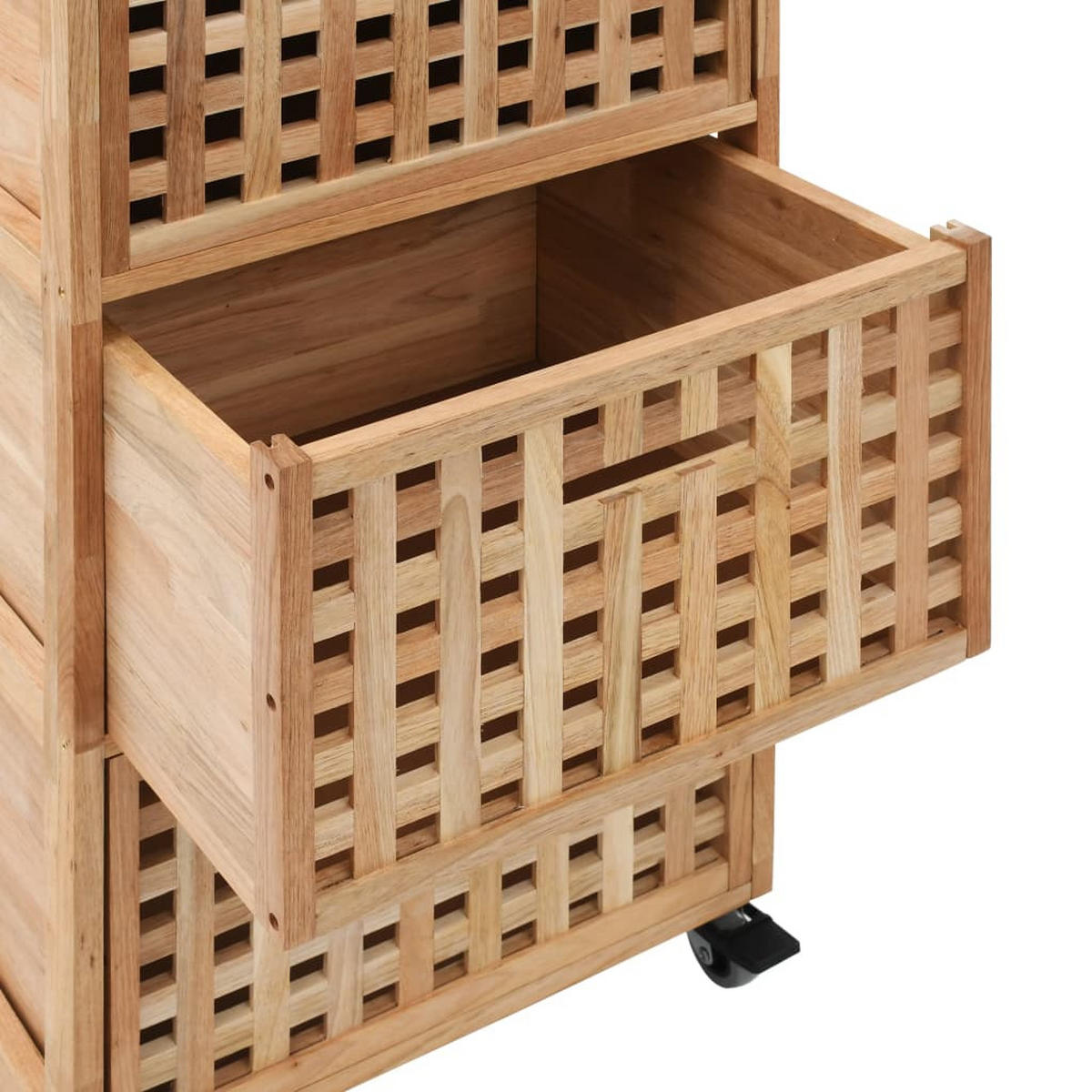 BADSCHRANK 41/41/91 Cm Massivholz Walnuss - Eichefarben, Holz (41/91/41cm) - vidaXL