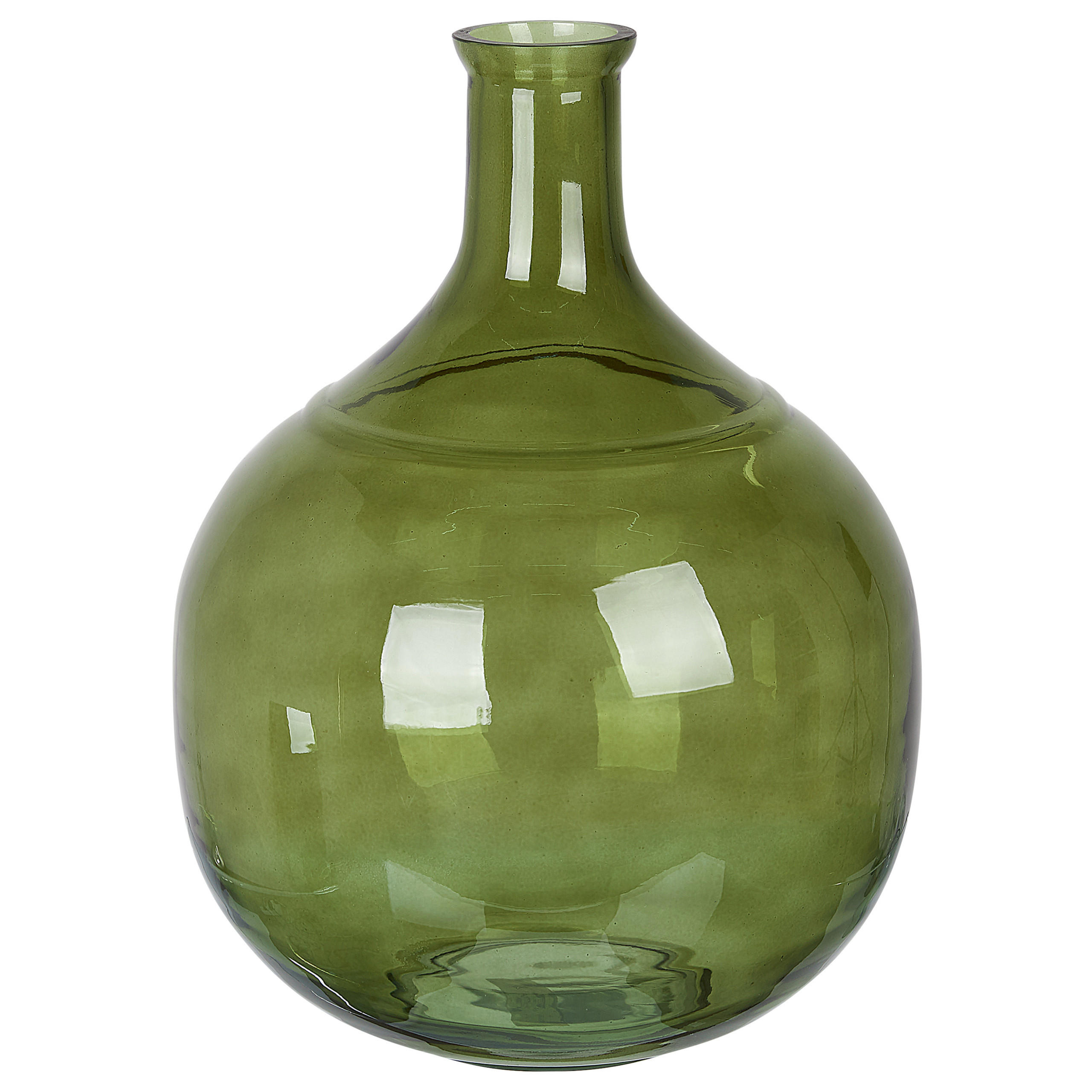 BLUMENVASE Glas grün Achaar - Grün, Glas (34cm) - Beliani
