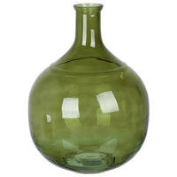 BLUMENVASE Glas grün Achaar - Grün, Glas (34cm) - Beliani