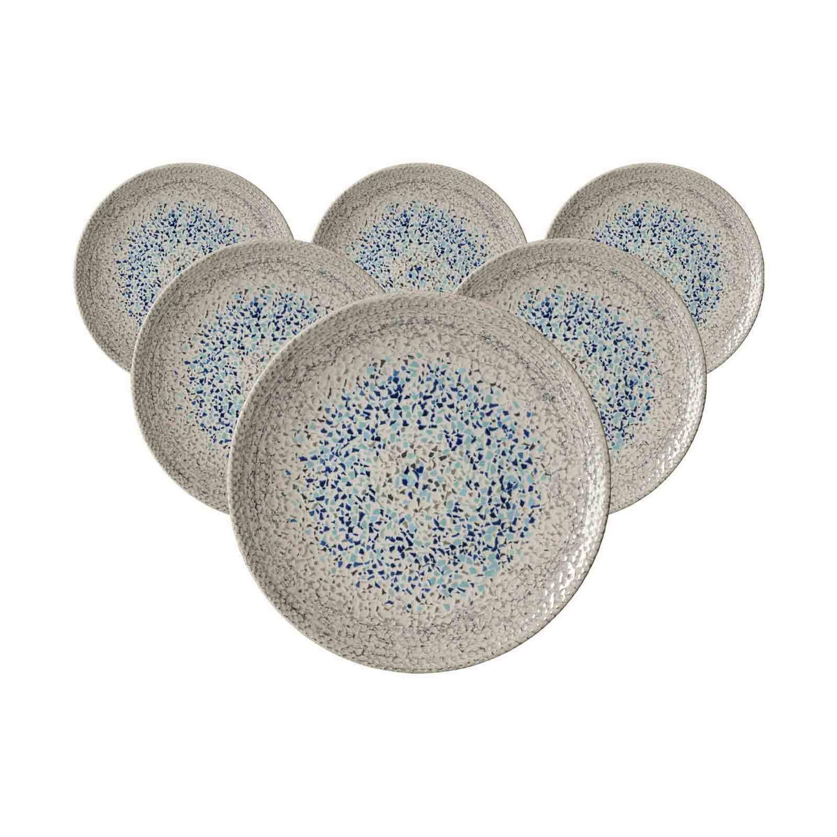 DESSERTTELLER Rimini grau ø 20,5 cm 6er Set - Grau, Keramik (20.5cm) - Ritzenhoff Breker