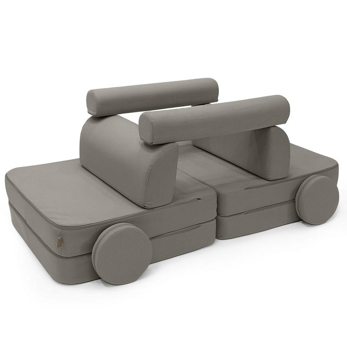 MODULSOFA FüR KINDER, Outzy, dunkelgrau - Dunkelgrau, Textil (160/24/24cm) - MeowBaby