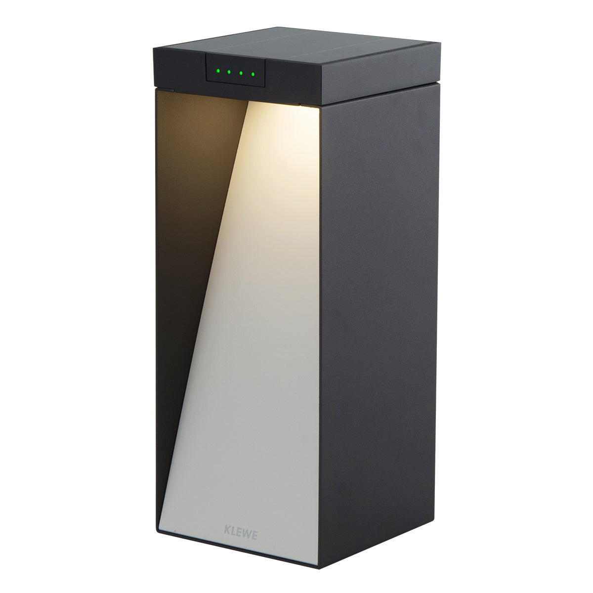 Lumisky Solarpoller Schwarz 19x39.5x19 cm