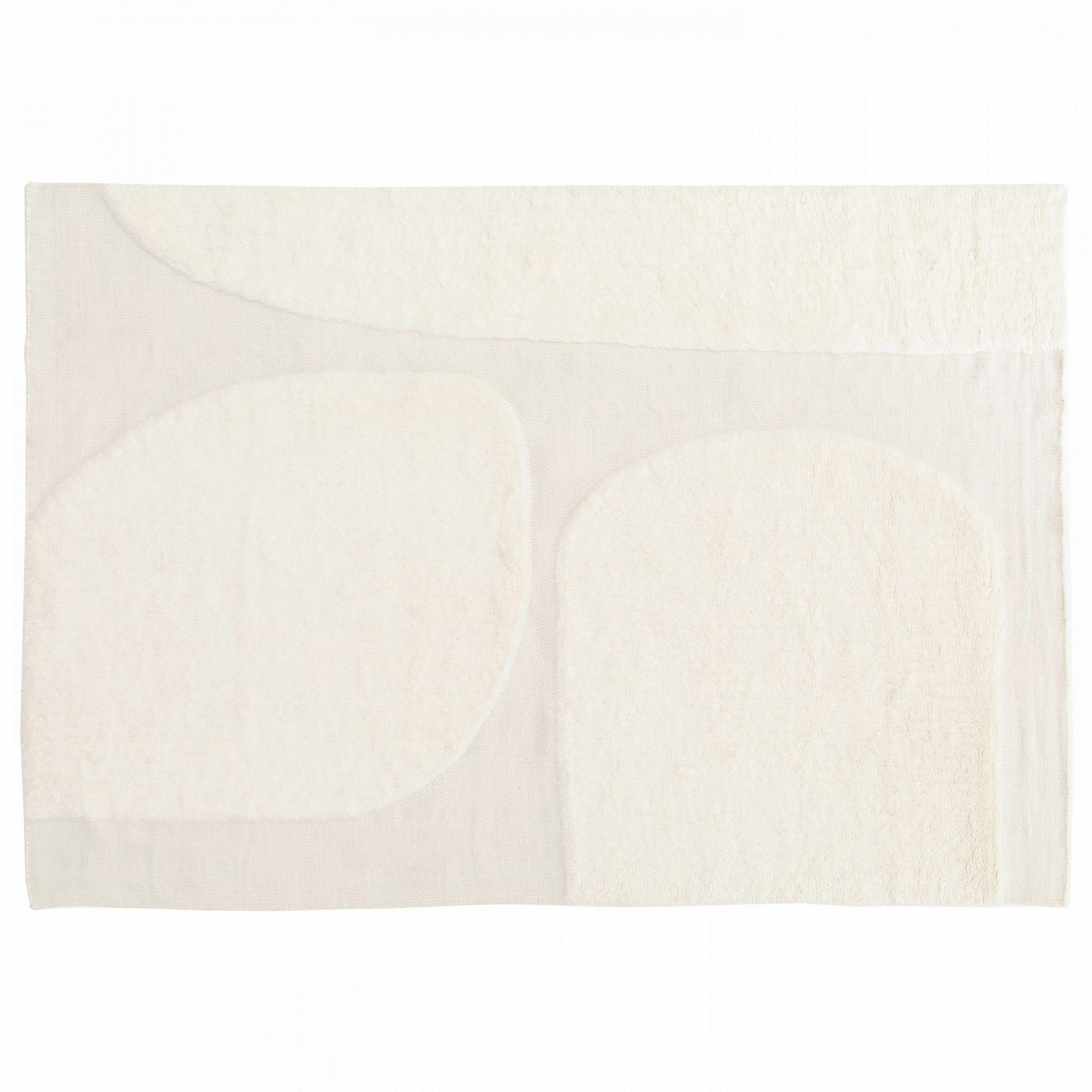 TEPPICH, 160 x 230 cm, Weiß - Weiß, Textil (230/160cm) - Oviala