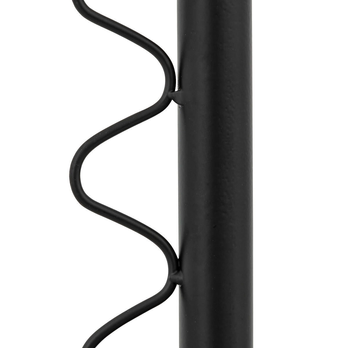 KERZENHALTER Metall Bliss 20 cm - Schwarz, Metall (9.5/20/9.5cm) - Atmosphera Createur d´interieur