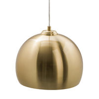 HÄNGELEUCHTE GOLDEN BALL Metall Gold 30 cm - Goldfarben, Metall (30/30/22cm) - riess-ambiente