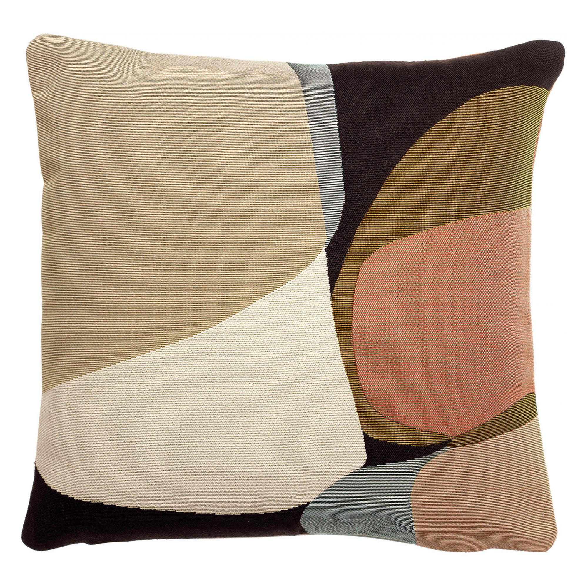 OUTDOOR-KISSEN Leana mokka 45 x 45 cm - Braun, Textil (45/45cm) - Vivaraise