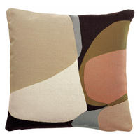 OUTDOOR-KISSEN Leana mokka 45 x 45 cm - Braun, Textil (45/45cm) - Vivaraise