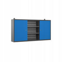 WERKZEUGSCHRANK BEN - Blau/Anthrazit, Metall (120/60/20cm) - Jan Nowak