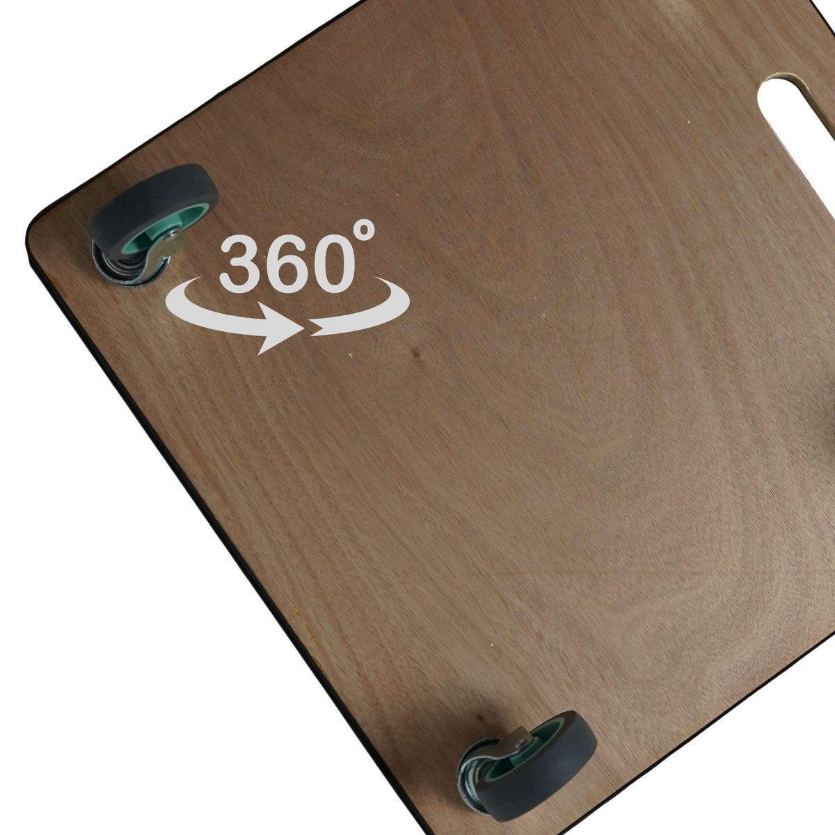 TRANSPORTROLLER 4er-Set mit 4 Rollen 11,5x50x50 cm Traglast 150kg Sperrholzplatte Braun - Braun, Holzwerkstoff (50/50/11.5cm) - PROREGAL