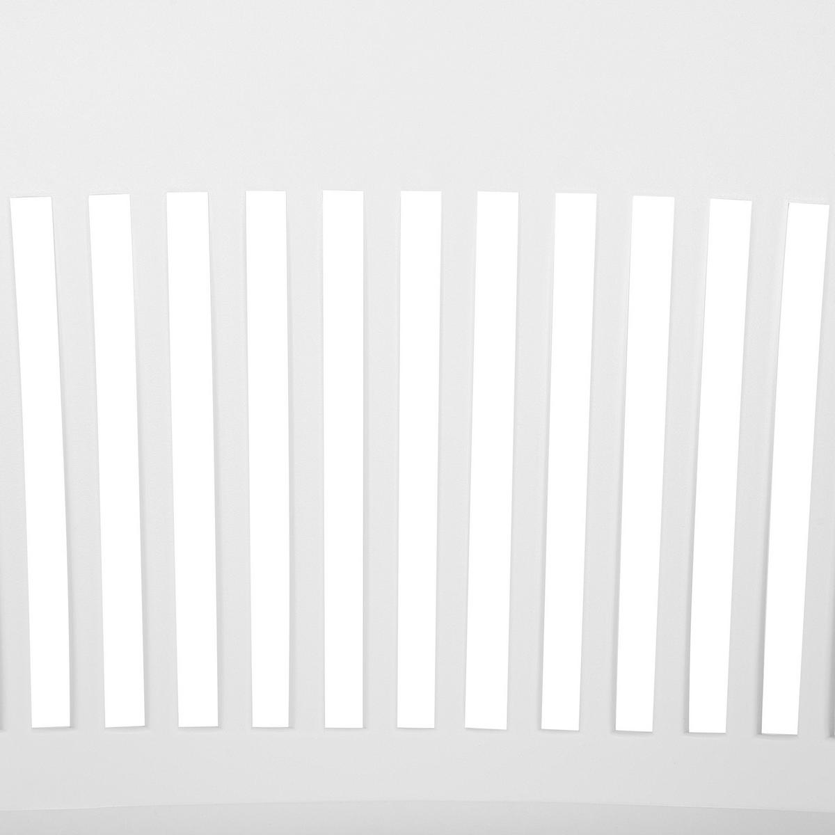 ESSZIMMERSTUHL 2er-Set Kunststoff Weiß Bereca - Weiß, Kunststoff/Metall (57/81/54cm) - Beliani