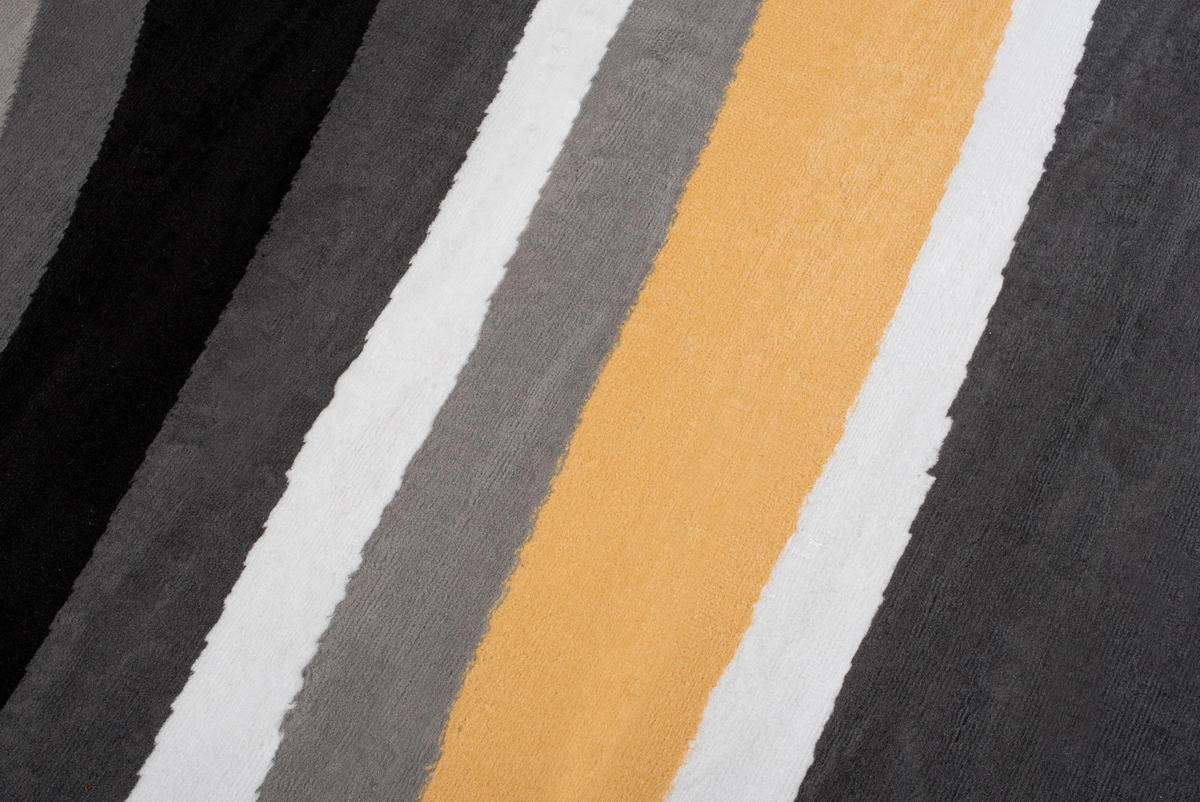 TEPPICH MAYA Gelb Streifen Gestreift 130/190 cm - Gelb, Textil (130/190cm) - Tapiso