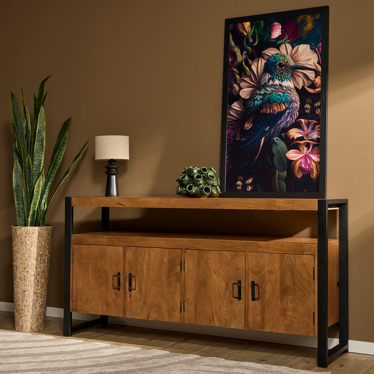 SIDEBOARD Boaz Braun 45/175/90 cm - Braun, Holz (175/90/45cm) - Starfurn