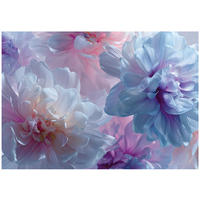 FOTOTAPETE Blumen Abstrakt Lila 350x250 cm - Multicolor, Papier (350/250cm) - Wallarena