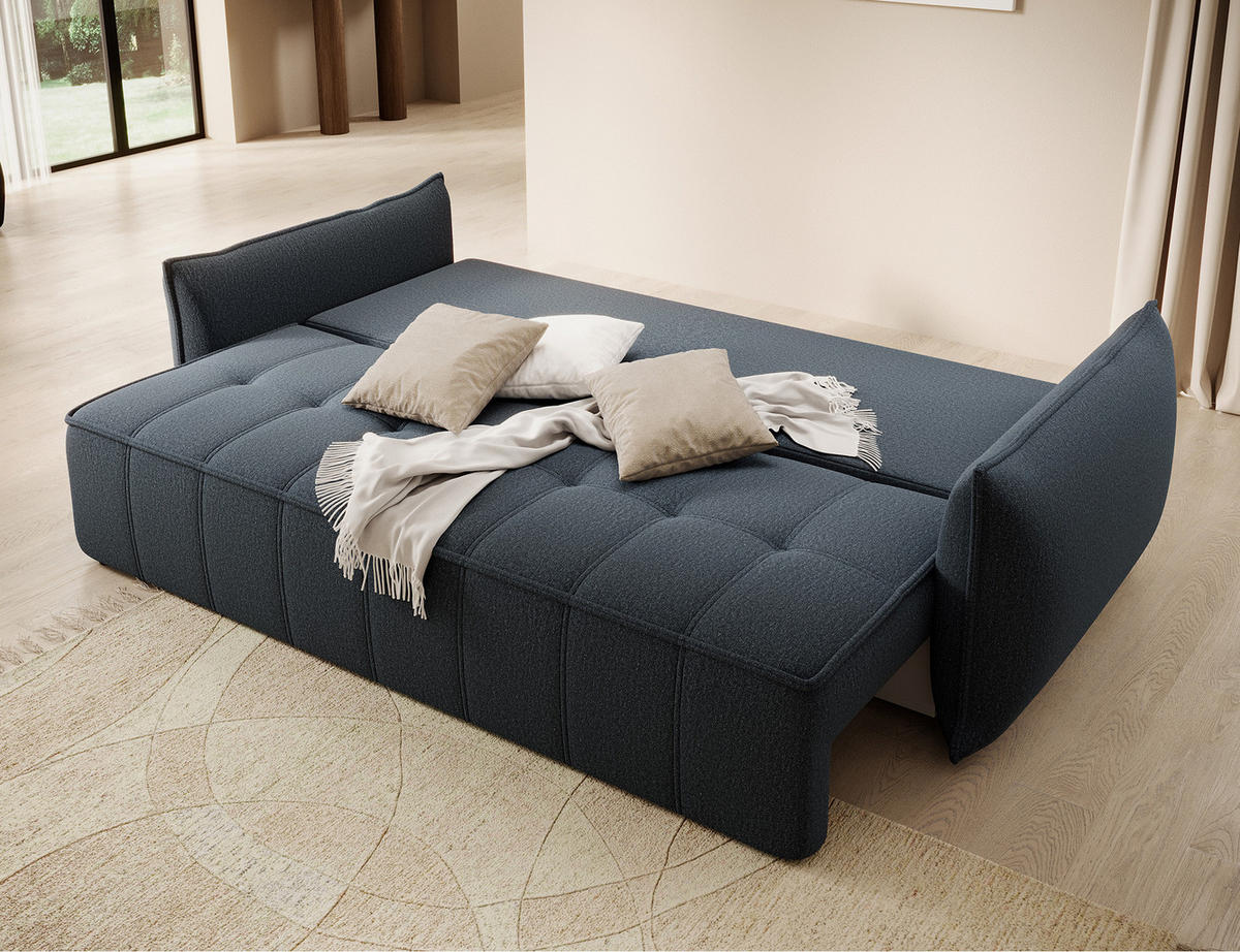 SCHLAFSOFA WELSH - Anthrazit (ENJOY 40) - Anthrazit, Holzwerkstoff (242/94/106cm) - Möblo