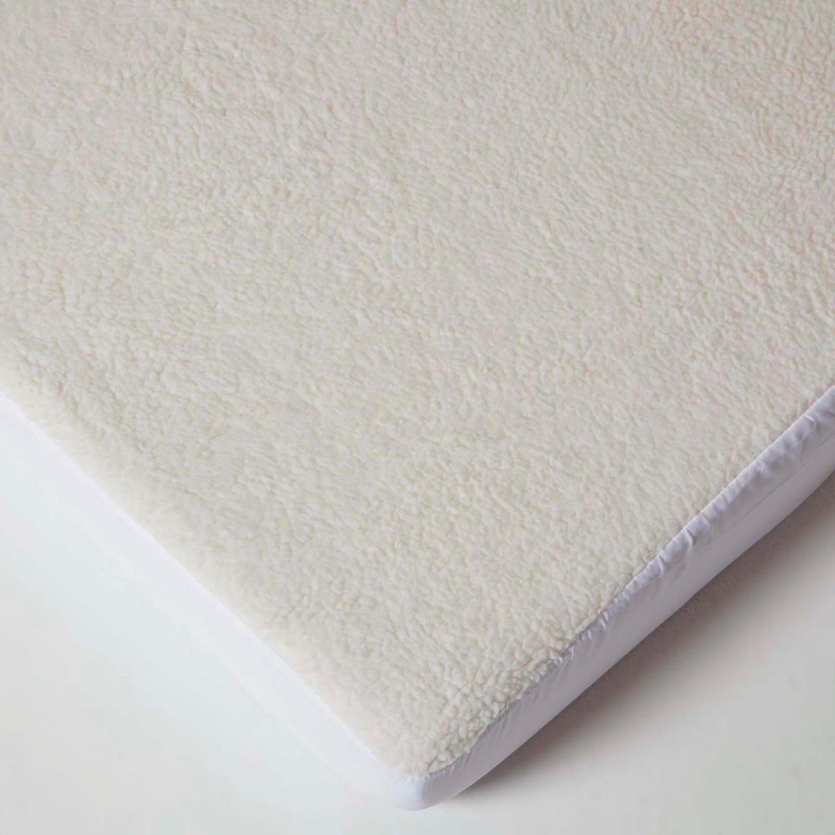 UNTERBETT 160/200 cm, Fleece-Auflage, kuschelig warm - Naturfarben, Textil (160/200cm) - Homescapes